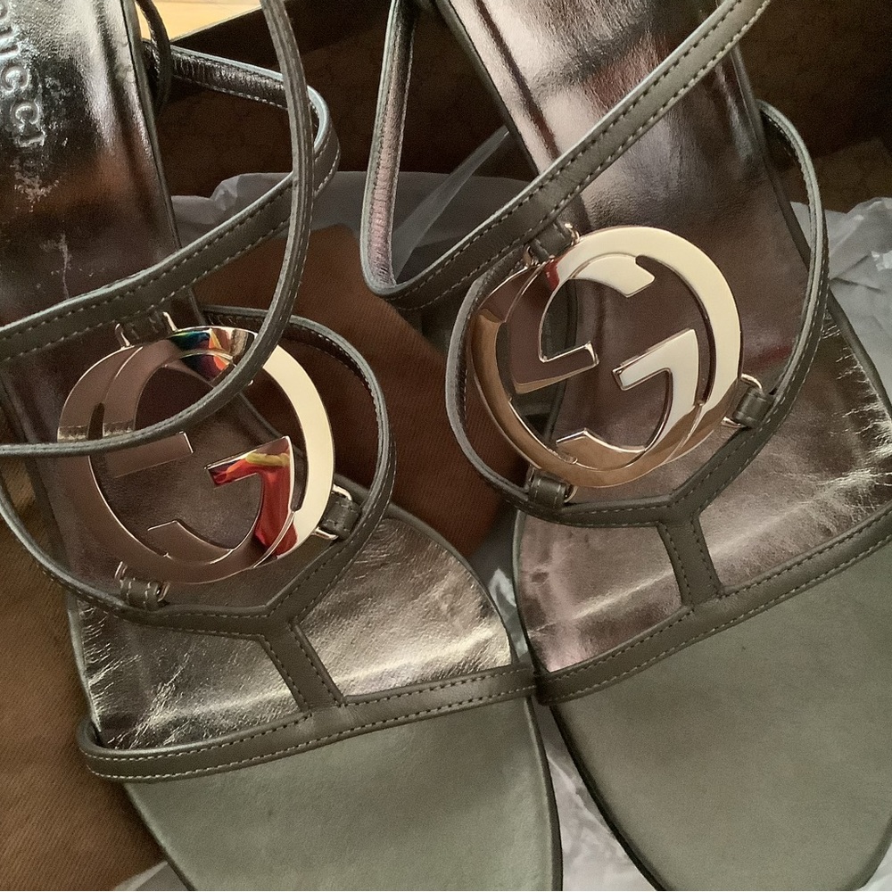 Gucci Strappy Leather Heels